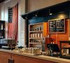 empty coffee shop counter